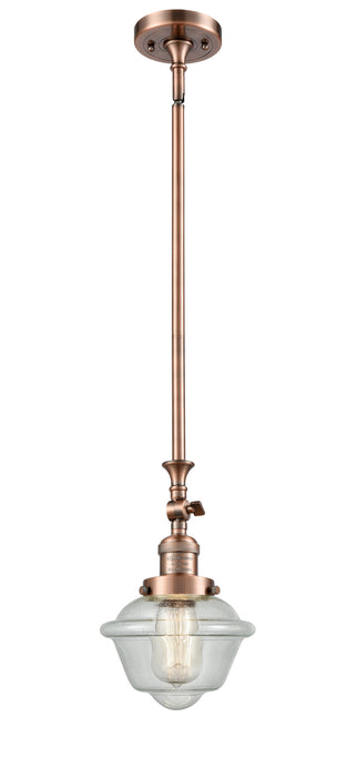 Innovations - 206-AC-G534 - One Light Mini Pendant - Franklin Restoration - Antique Copper