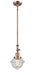 Innovations - 206-AC-G534 - One Light Mini Pendant - Franklin Restoration - Antique Copper
