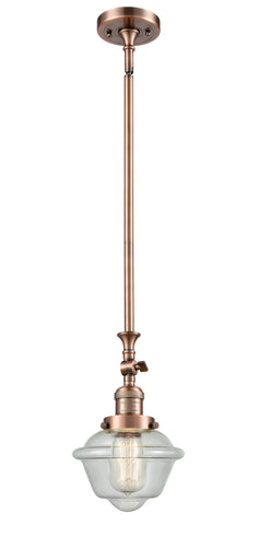 Franklin Restoration One Light Mini Pendant Antique Copper