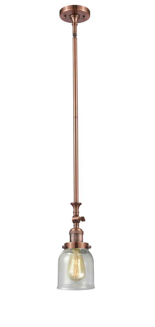 Innovations - 206-AC-G54-LED - LED Mini Pendant - Franklin Restoration - Antique Copper