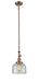 Innovations - 206-AC-G74-LED - LED Mini Pendant - Franklin Restoration - Antique Copper