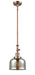 Innovations - 206-AC-G78 - One Light Mini Pendant - Franklin Restoration - Antique Copper