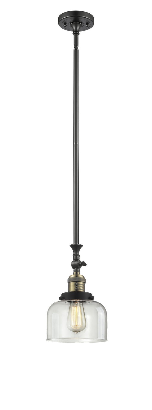 Innovations - 206-BAB-G72-LED - LED Mini Pendant - Franklin Restoration - Black Antique Brass