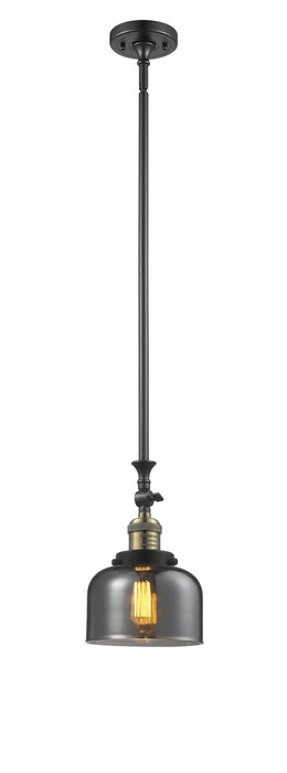 Innovations - 206-BAB-G73-LED - LED Mini Pendant - Franklin Restoration - Black Antique Brass