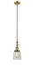 Innovations - 206-BB-G52-LED - LED Mini Pendant - Franklin Restoration - Brushed Brass