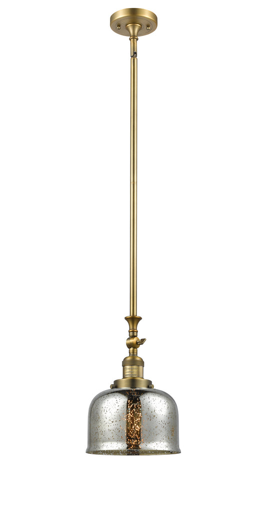 Innovations - 206-BB-G78-LED - LED Mini Pendant - Franklin Restoration - Brushed Brass