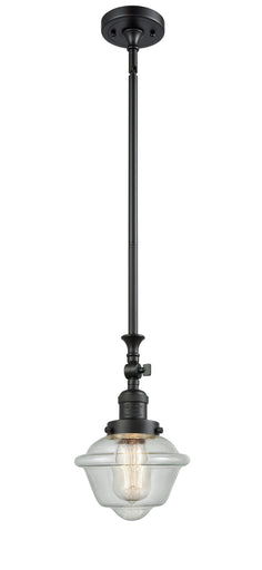 Franklin Restoration One Light Mini Pendant Matte Black