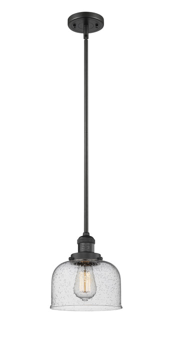 Innovations - 206-BK-G74 - One Light Mini Pendant - Franklin Restoration - Matte Black