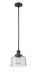 Innovations - 206-BK-G74 - One Light Mini Pendant - Franklin Restoration - Matte Black