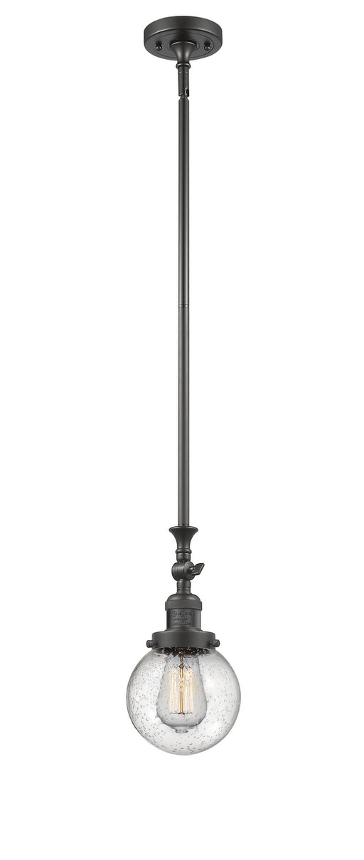 Innovations - 206-OB-G204-6 - One Light Mini Pendant - Franklin Restoration - Oil Rubbed Bronze
