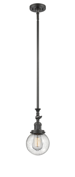 Innovations - 206-OB-G204-6-LED - LED Mini Pendant - Franklin Restoration - Oil Rubbed Bronze