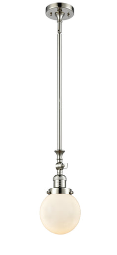 Franklin Restoration One Light Mini Pendant Polished Nickel