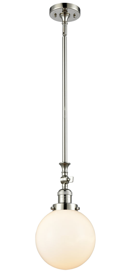 Innovations - 206-PN-G201-8 - One Light Mini Pendant - Franklin Restoration - Polished Nickel