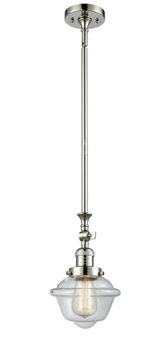 Franklin Restoration One Light Mini Pendant Polished Nickel