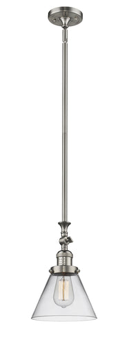 Franklin Restoration LED Mini Pendant Brushed Satin Nickel