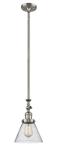 Franklin Restoration LED Mini Pendant Brushed Satin Nickel