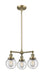 Innovations - 207-AB-G204-6-LED - LED Chandelier - Franklin Restoration - Antique Brass