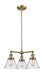 Innovations - 207-AB-G44 - Three Light Chandelier - Franklin Restoration - Antique Brass