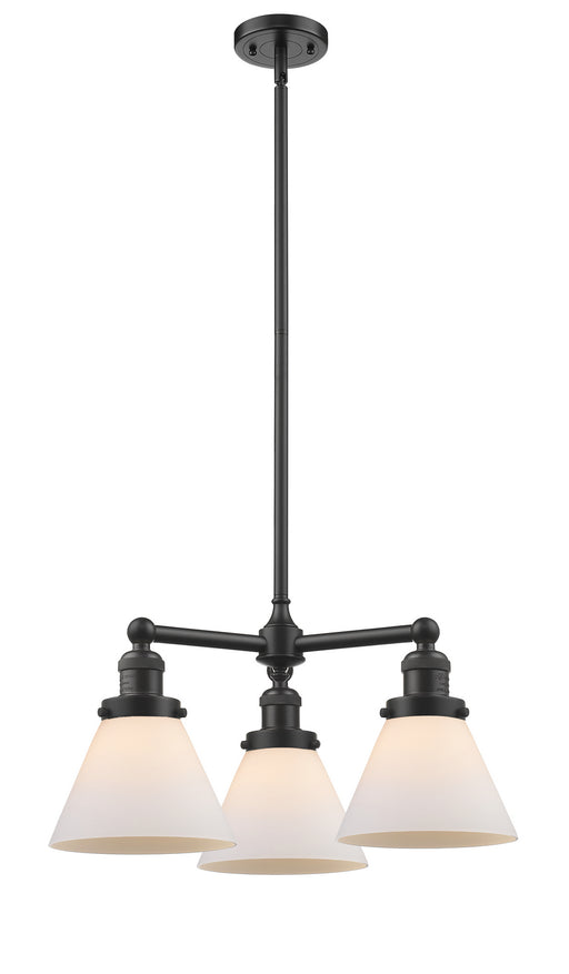 Innovations - 207-OB-G41-LED - LED Chandelier - Franklin Restoration - Oil Rubbed Bronze