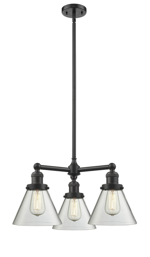 Innovations - 207-OB-G42-LED - LED Chandelier - Franklin Restoration - Oil Rubbed Bronze