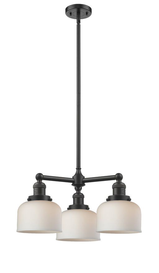 Innovations - 207-OB-G71-LED - LED Chandelier - Franklin Restoration - Oil Rubbed Bronze