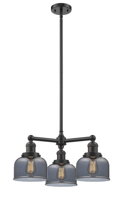 Innovations - 207-OB-G73-LED - LED Chandelier - Franklin Restoration - Oil Rubbed Bronze