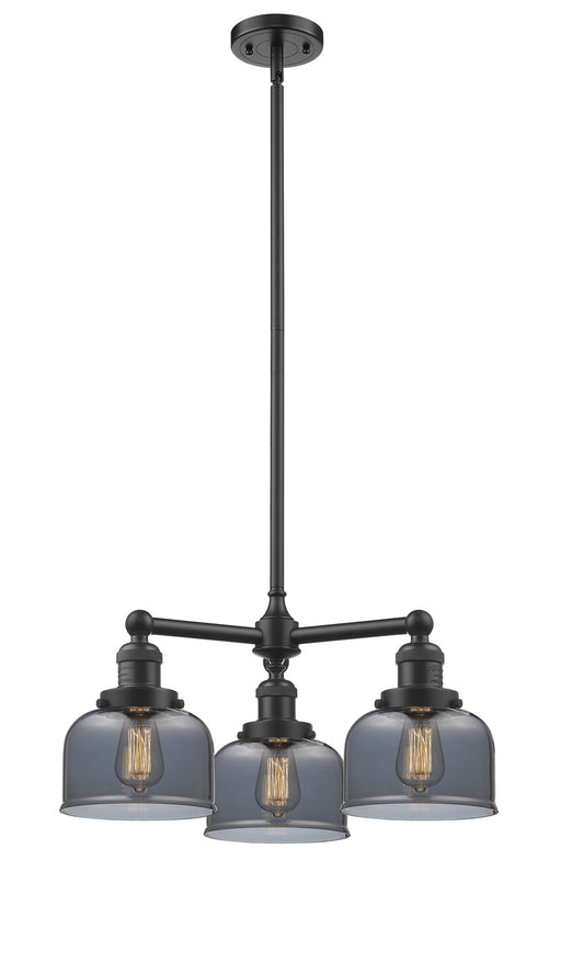 Innovations - 207-OB-G73-LED - LED Chandelier - Franklin Restoration - Oil Rubbed Bronze