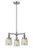 Innovations - 207-SN-G54-LED - LED Chandelier - Franklin Restoration - Brushed Satin Nickel