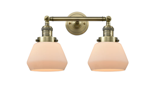 Innovations - 208-AB-G171 - Two Light Bath Vanity - Franklin Restoration - Antique Brass