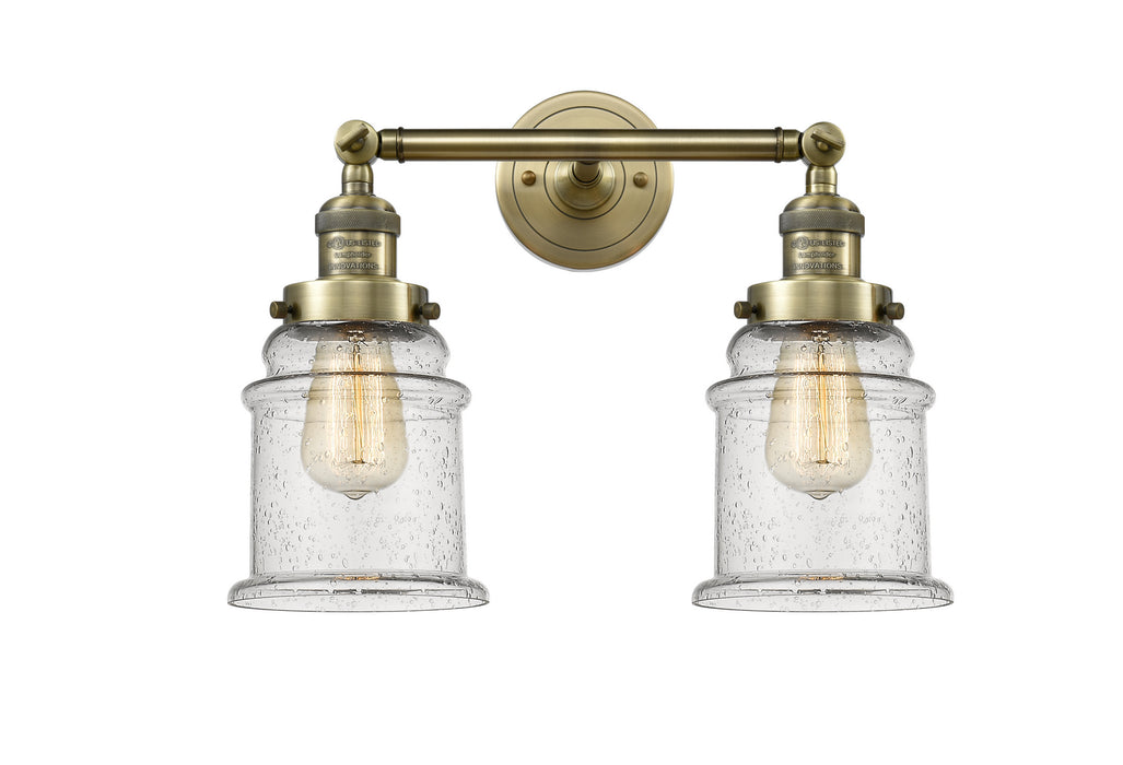 Innovations - 208-AB-G184 - Two Light Bath Vanity - Franklin Restoration - Antique Brass