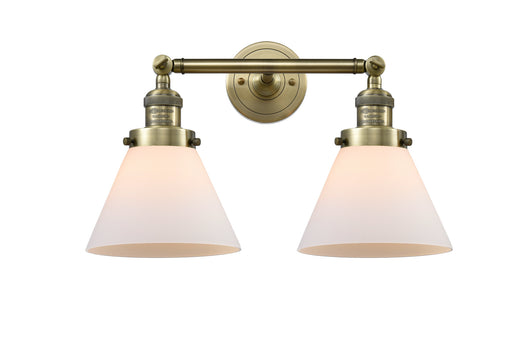 Innovations - 208-AB-G41 - Two Light Bath Vanity - Franklin Restoration - Antique Brass