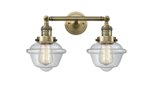 Innovations - 208-AB-G532 - Two Light Bath Vanity - Franklin Restoration - Antique Brass