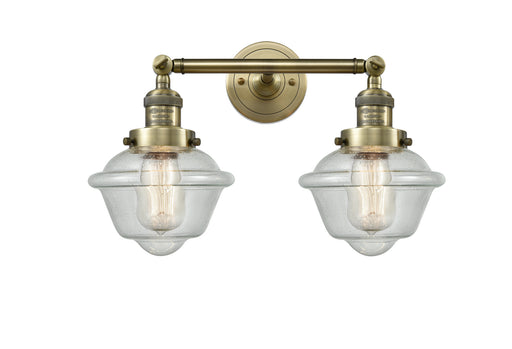 Innovations - 208-AB-G534 - Two Light Bath Vanity - Franklin Restoration - Antique Brass