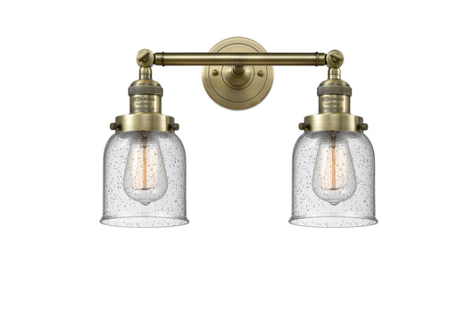 Innovations - 208-AB-G54 - Two Light Bath Vanity - Franklin Restoration - Antique Brass