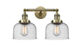 Innovations - 208-AB-G74 - Two Light Bath Vanity - Franklin Restoration - Antique Brass