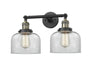 Innovations - 208-BAB-G72 - Two Light Bath Vanity - Franklin Restoration - Black Antique Brass