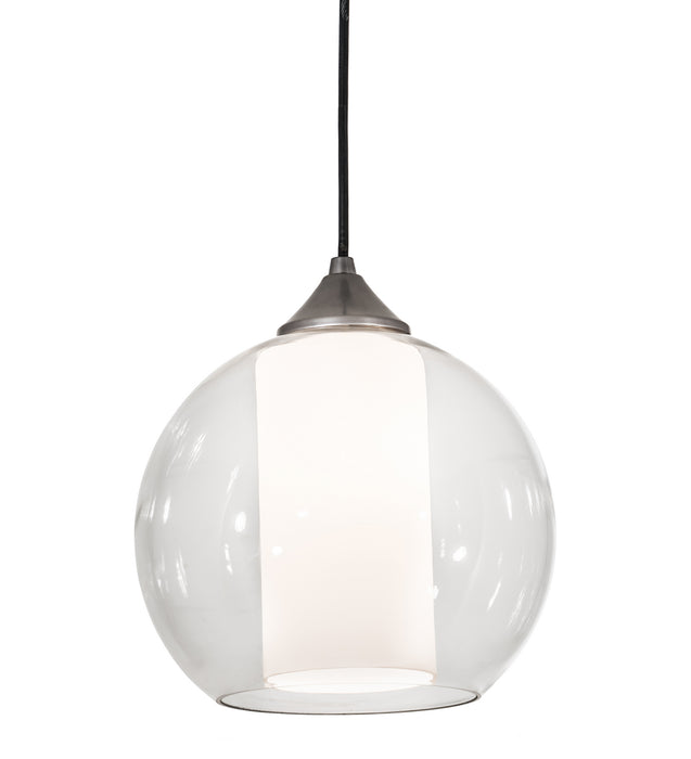 Meyda Tiffany - 189216 - One Light Pendant - Bola - Brushed Nickel