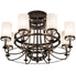 Meyda Tiffany - 189538 - Eight Light Chandelier - Saxony - Oil Rubbed Bronze