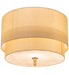 Meyda Tiffany - 190703 - Ten Light Semi-Flushmount - Cilindro - Brass Tint