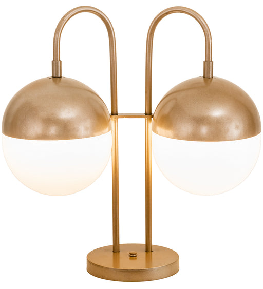 Meyda Tiffany - 194888 - Two Light Table Lamp - Bola - Rust,Custom