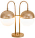 Meyda Tiffany - 194888 - Two Light Table Lamp - Bola - Rust,Custom