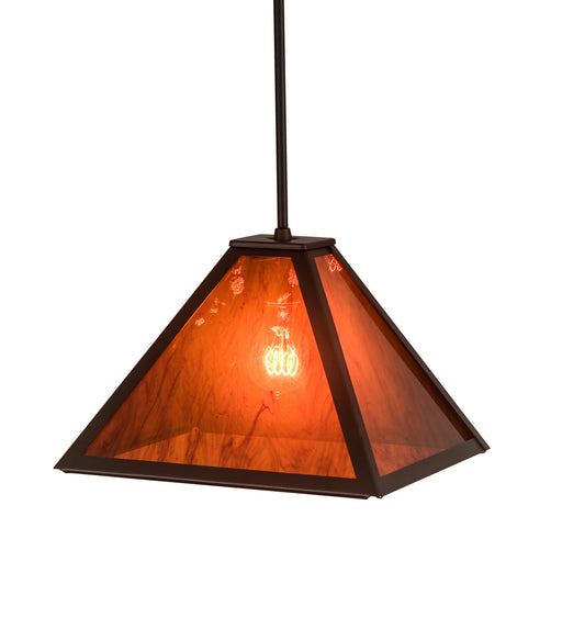 Meyda Tiffany - 195195 - One Light Pendant - Mission - Mahogany Bronze