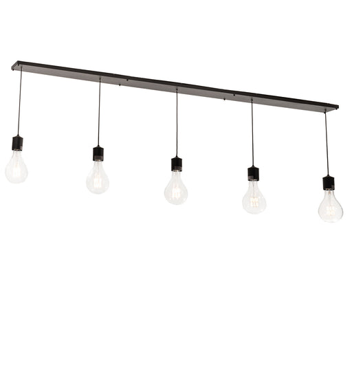 Meyda Tiffany - 201061 - LED Oblong Pendant - Alva - Wrought Iron