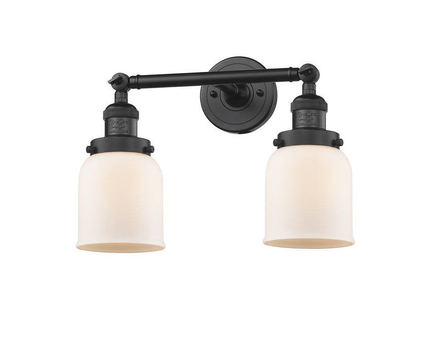 Innovations - 208-BK-G51 - Two Light Bath Vanity - Franklin Restoration - Matte Black