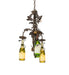 Meyda Tiffany - 202408 - Three Light Chandelier - Tuscan Vineyard - Antique Copper,Custom