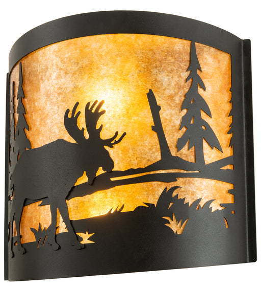Meyda Tiffany - 203179 - Two Light Wall Sconce - Moose At Lake