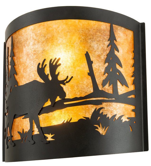 Meyda Tiffany - 203179 - Two Light Wall Sconce - Moose At Lake