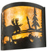 Meyda Tiffany - 203179 - Two Light Wall Sconce - Moose At Lake