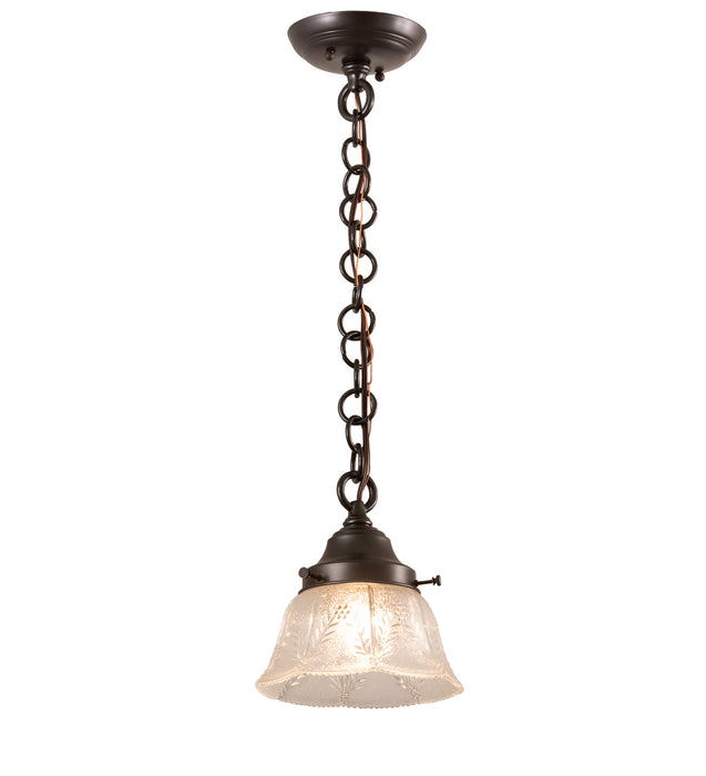 Meyda Tiffany - 203680 - One Light Mini Pendant - Revival - Craftsman Brown