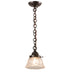 Meyda Tiffany - 203680 - One Light Mini Pendant - Revival - Craftsman Brown